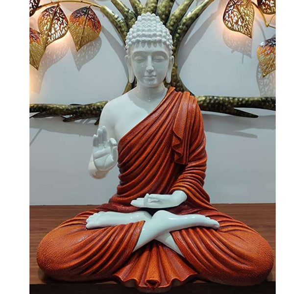 Swarnhouse Beautiful Sitting Buddha Statue for Home & Garden 2 Feet