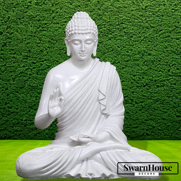 Swarnhouse Beautiful Sitting Buddha Idol Statue for Home & Garden 2 FT – Premium Collections