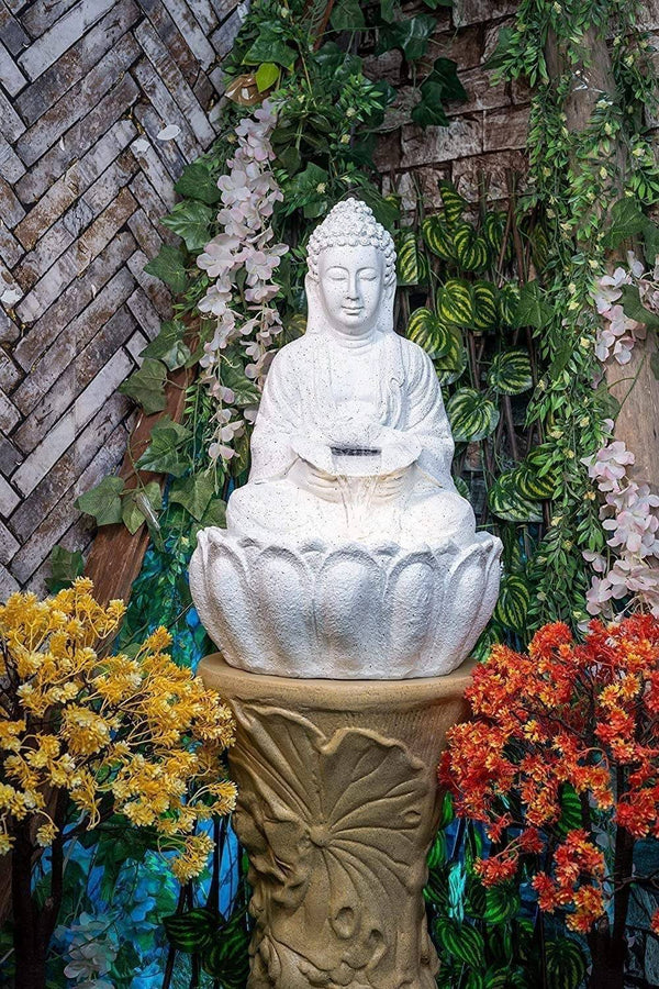 Lotus Buddha Water for Home, Office, Garden Fibre (56X30X30) Size 2ft Rated 5.00 out of 5 based on 3customer ratings (4 customer re