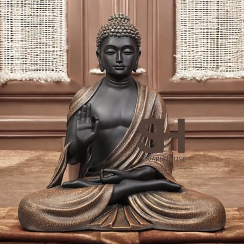 Swarnhouse Premium 1.5 Feet Buddha Statue for Indoor/Outdoor / Sculpture Article 6