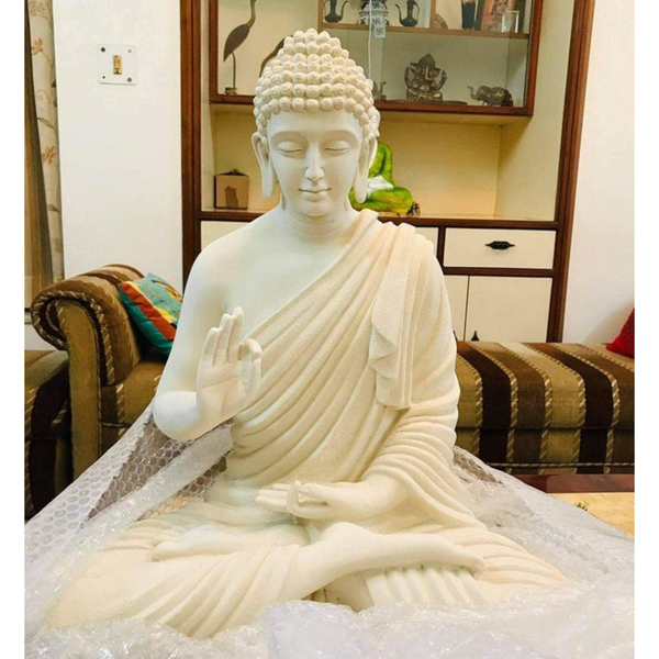 Meditating Buddha Idols for Home Decor Big Size Large Outdoor Resin 2 FEET