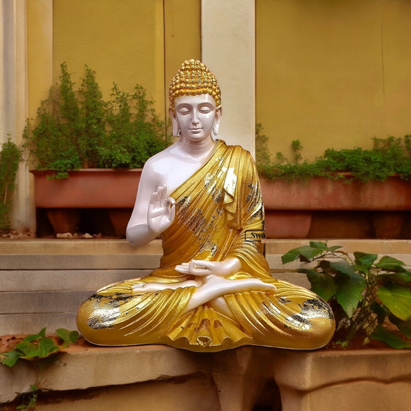 Buddha Sculpture 2 Feet High Glossy Jarkan